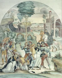 Sint Catharina van Siena Redt Twee Dominicanen uit de Handen van Rovers